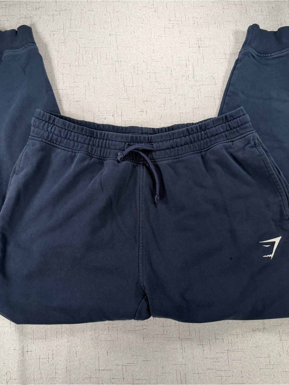 Gymshark Men’s Navy Blue Jogger Sweatpants